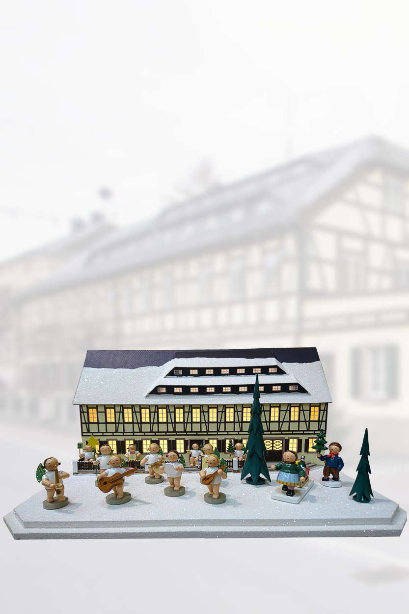 Dekobeispiele Lichterhäuser Lichterhaus Stammhaus Wendt