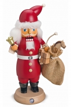 RauchKnacker Weihnachtsmann mit Glocke - Müller Kleinkunst