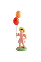 Details-Mädchen mit Luftballon farbig Luftballon farbig - MF 004