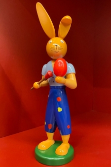 Hase mit Knickohr - Hasenmaler 25 cm - Fa. Gahlenz