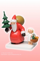 Weihnachtsmann mit Engel, Wendt&Kühn