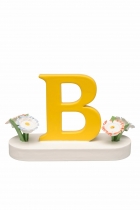 Buchstabe B mit Blume - Wendt & Kühn