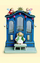 Spieldose Orgel mit Musik - Melodie: Stille Nacht, Wendt&Kühn