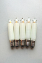 LED-Filamentkerze - Kleinschaftkerze - warmweiß - 46 Volt = 5 Brennstellen