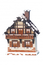 Details-Hubrig Winterkind Haus mit Balkon 14 cm