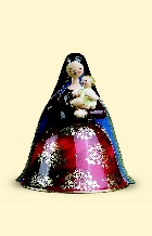 Maria/Madonna mit Christkind von Wendt und Kühn - reich bemalt
