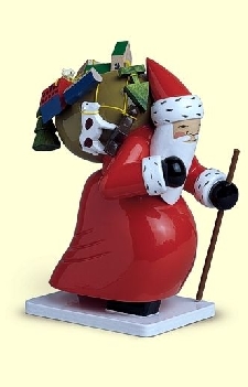 Großer Weihnachtsmann, Wendt & Kühn, mit Spielzeug