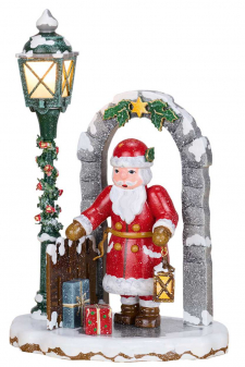 Hubrig Winterkind Weihnachtsmann elekt. beleuchtet 15 cm - Neuheit 2024